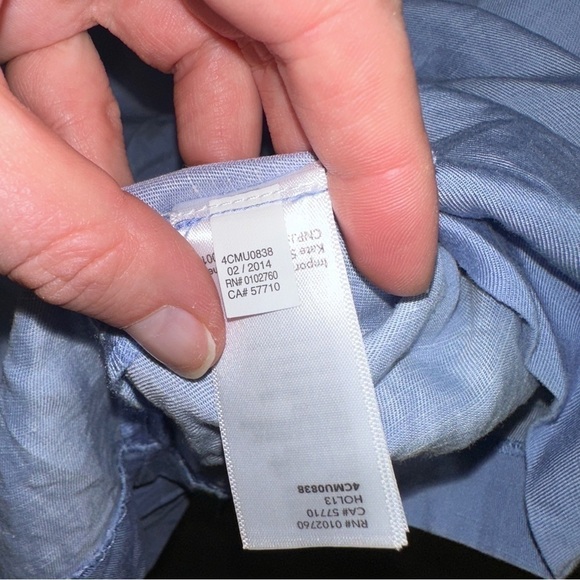 Kate Spade Saturday Blue linens denim look sheath dress - Picture 7 of 9